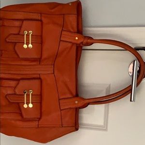 Ralph Lauren orange handbag